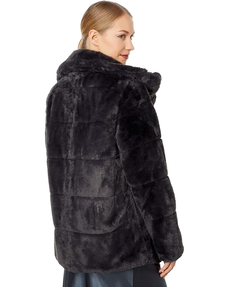 цена Пальто NVLT Ladies Bunny Faux Fur Coat, угольный