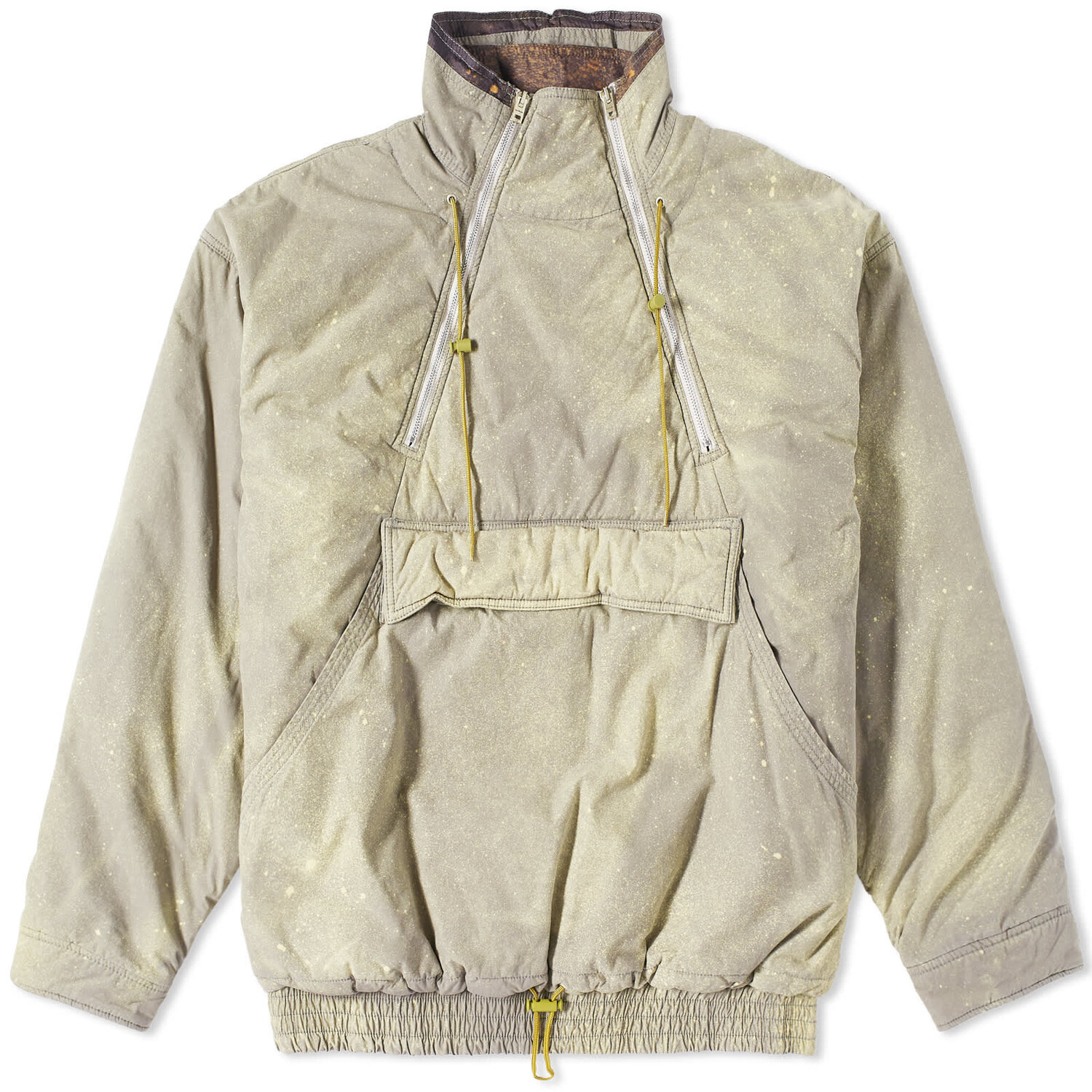 

Куртка Acne Studios Ovitor Poplin Popover, цвет Mud Grey