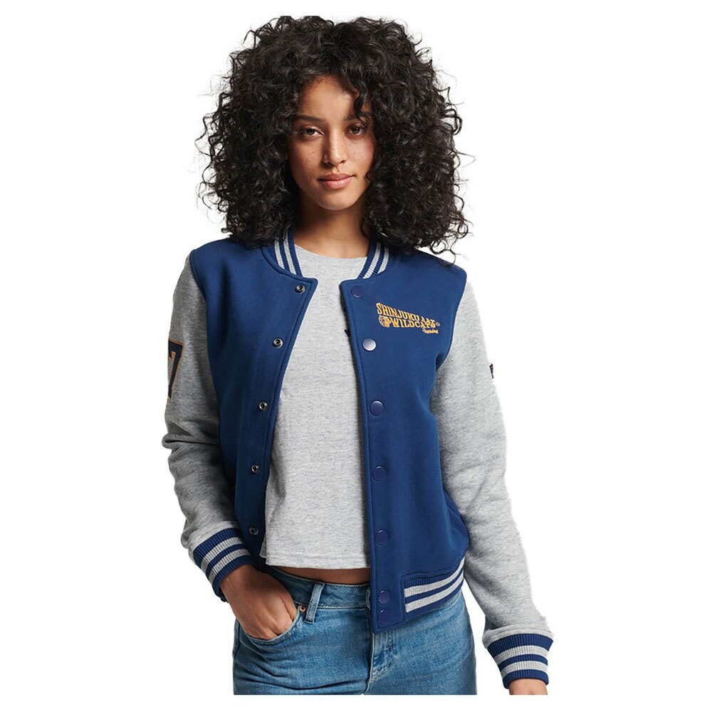 

Толстовка Superdry Vintage Collegiate Bomber, синий