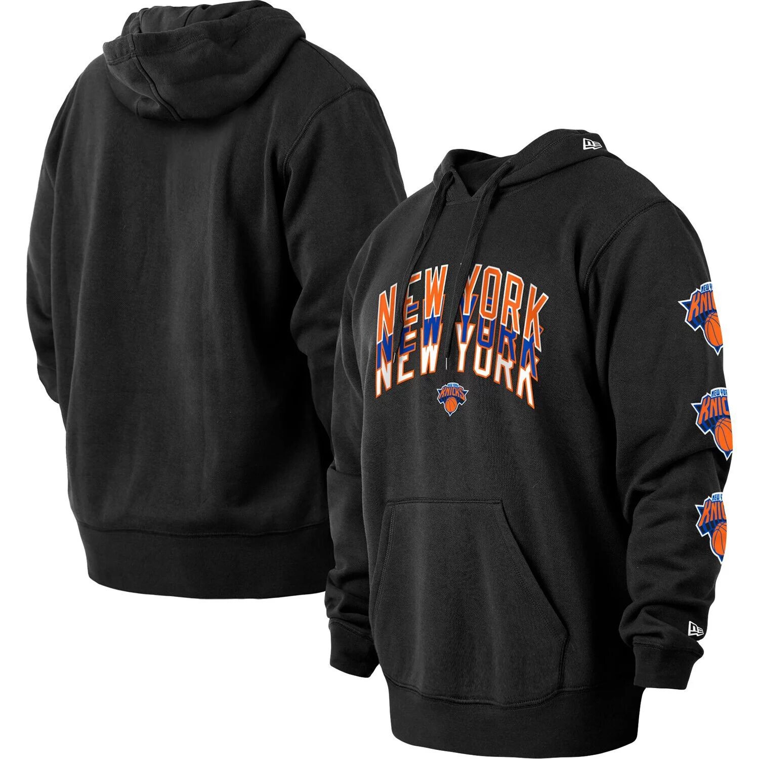 

Мужской черный пуловер с капюшоном New York Knicks 2022/23 City Edition Big & Tall New Era