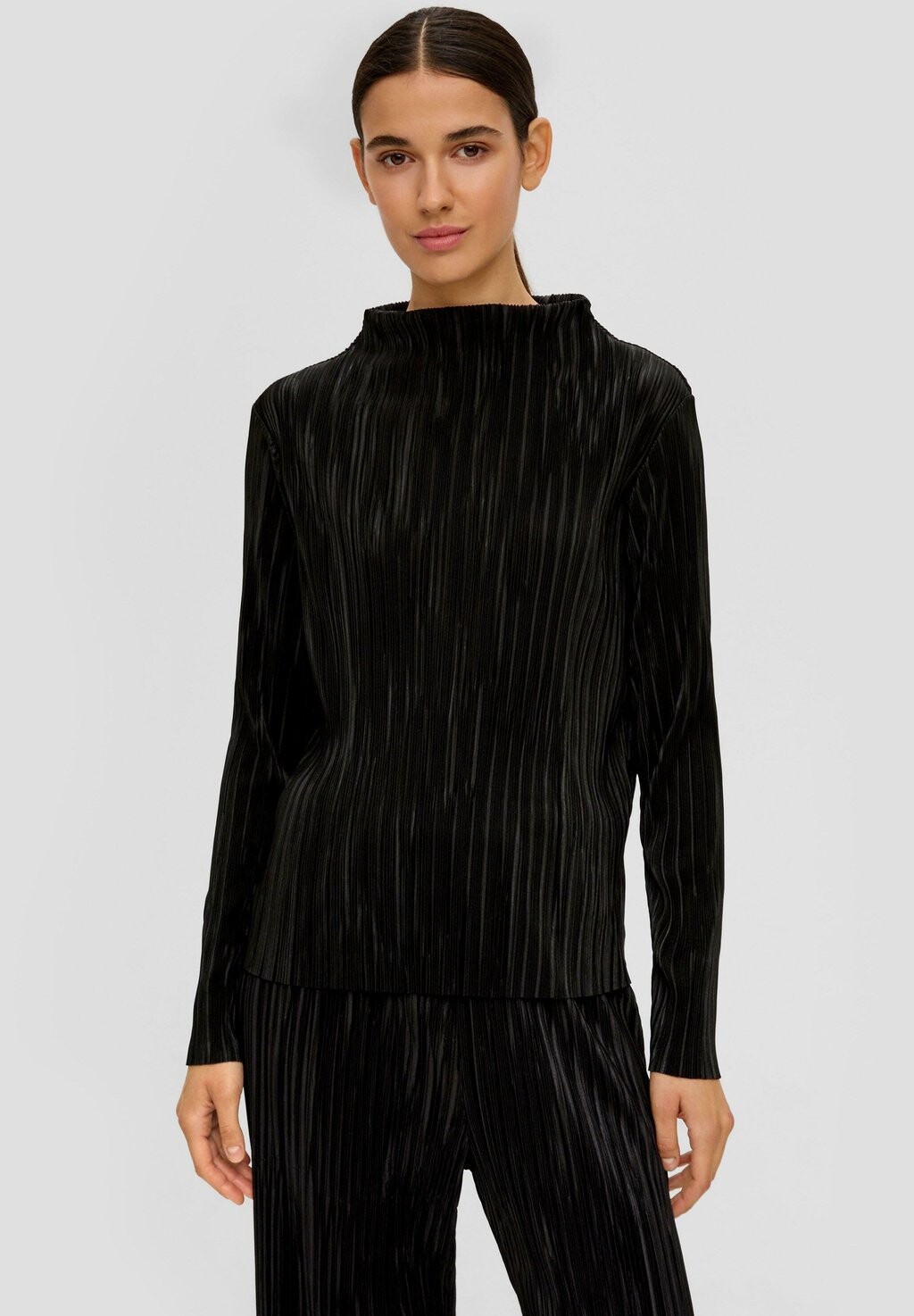 

Блузка PLISSIERTES s.Oliver BLACK LABEL, цвет schwarz