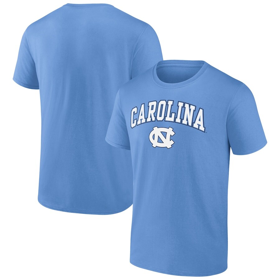 

Футболка с коротким рукавом Fanatics Branded North Carolina Tar Heels, синий