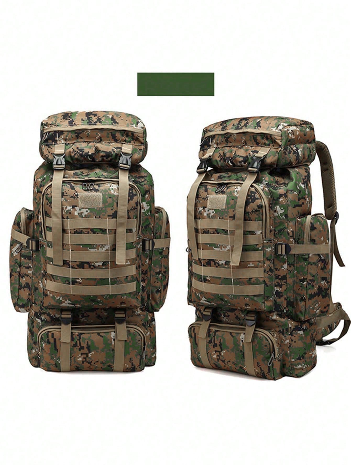 Рюкзак большой вместимости 21, армейский зеленый цена и фото