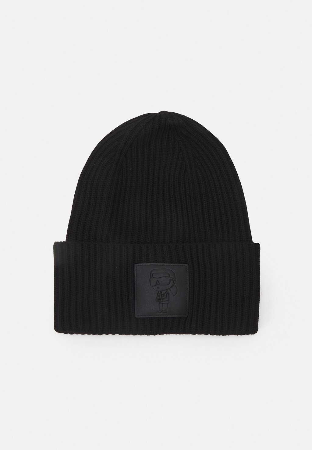 

Шапка IKONIK PATCH BEANIE KARL LAGERFELD, черный