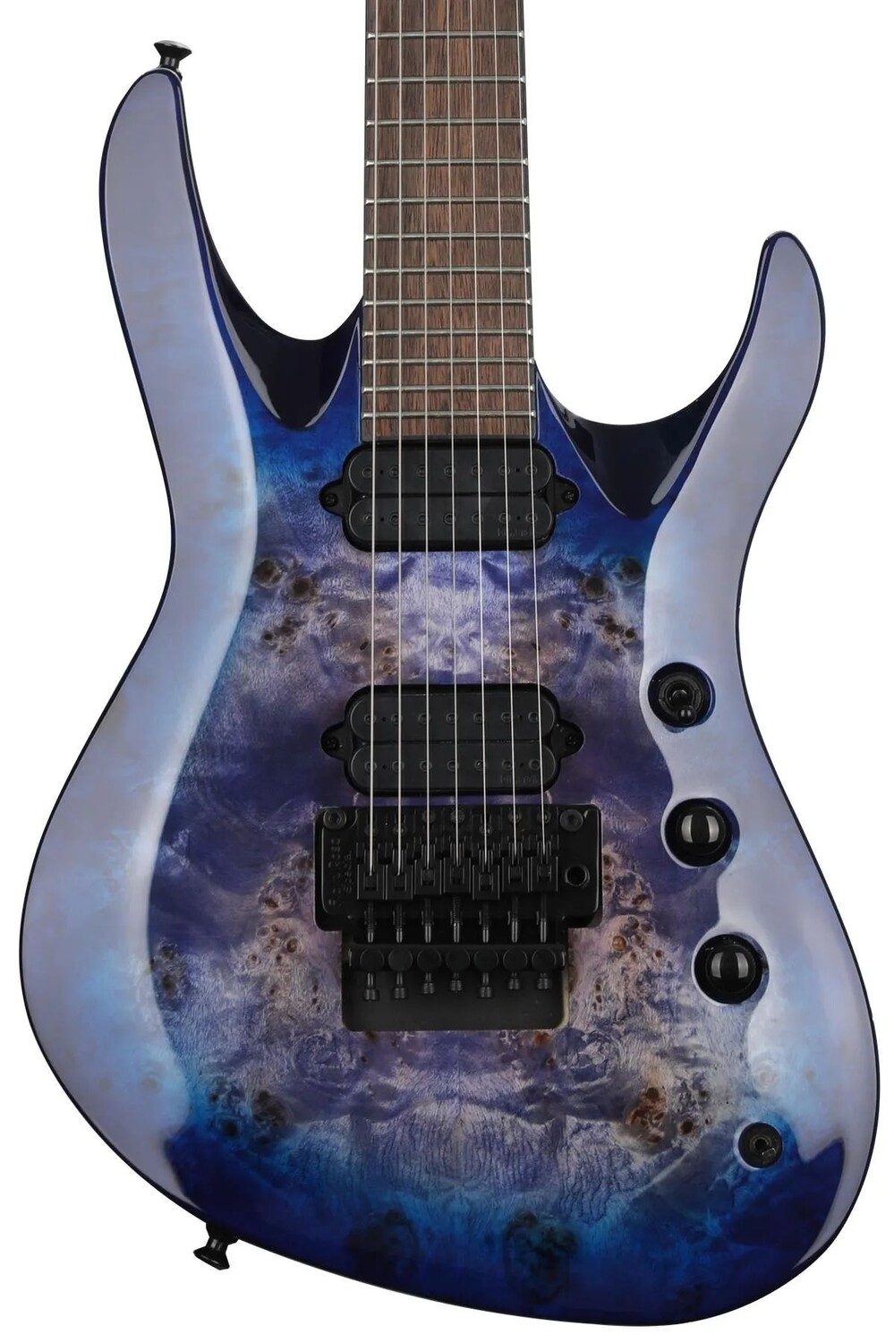 

Электрогитара Jackson Pro Series Chris Broderick Signature FR7 Soloist - прозрачный синий