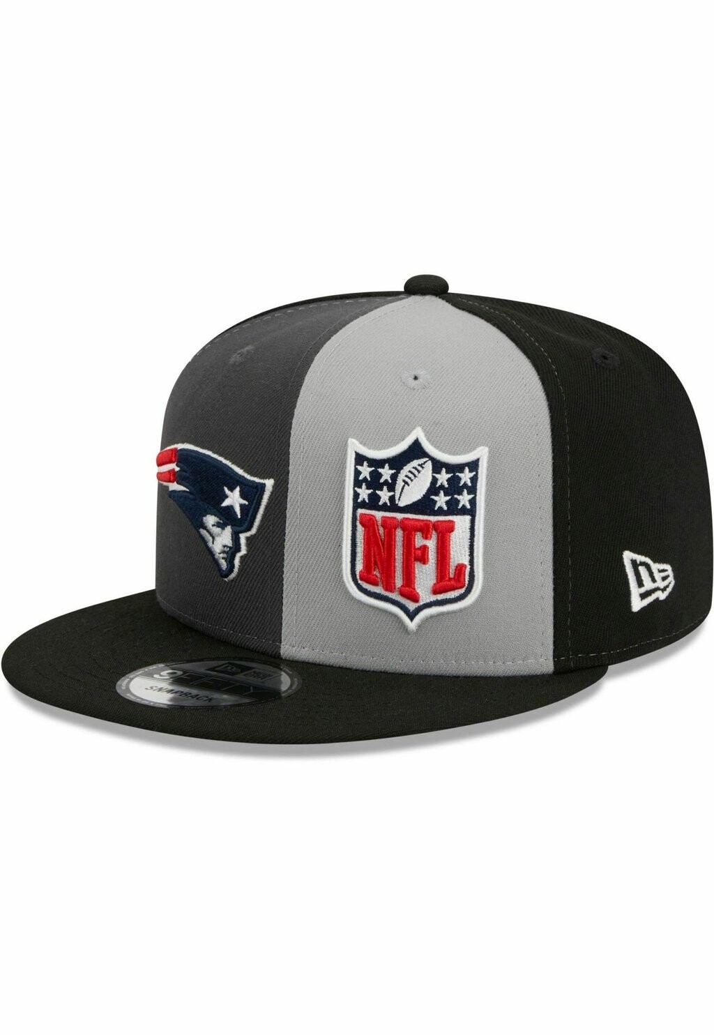 

Бейсболка 9FIFTY SIDELINE NEW ENGLAND PATRIOTS New Era, цвет grey red