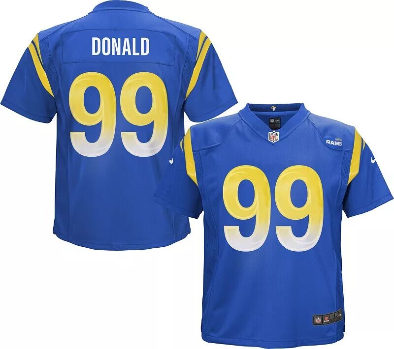 

Джерси Nike Los Angeles Rams Aaron Donald #99 для мальчиков Royal Game