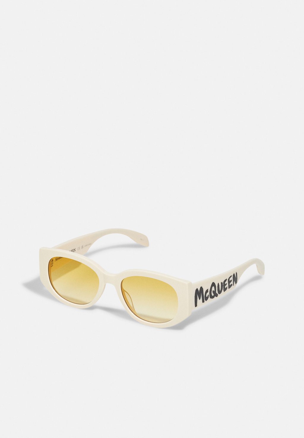 Солнцезащитные очки Alexander McQueen, белый/желтый 35179
