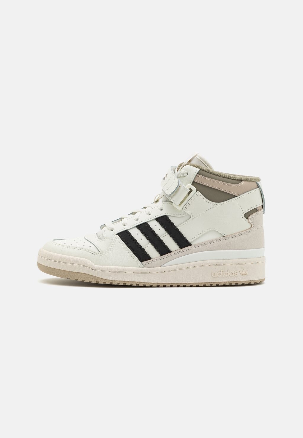 кроссовки низкие adidas sportswear цвет off white beige grey one Высокие туфли adidas Originals FORUM MID UNISEX, цвет off-white/core black/beige