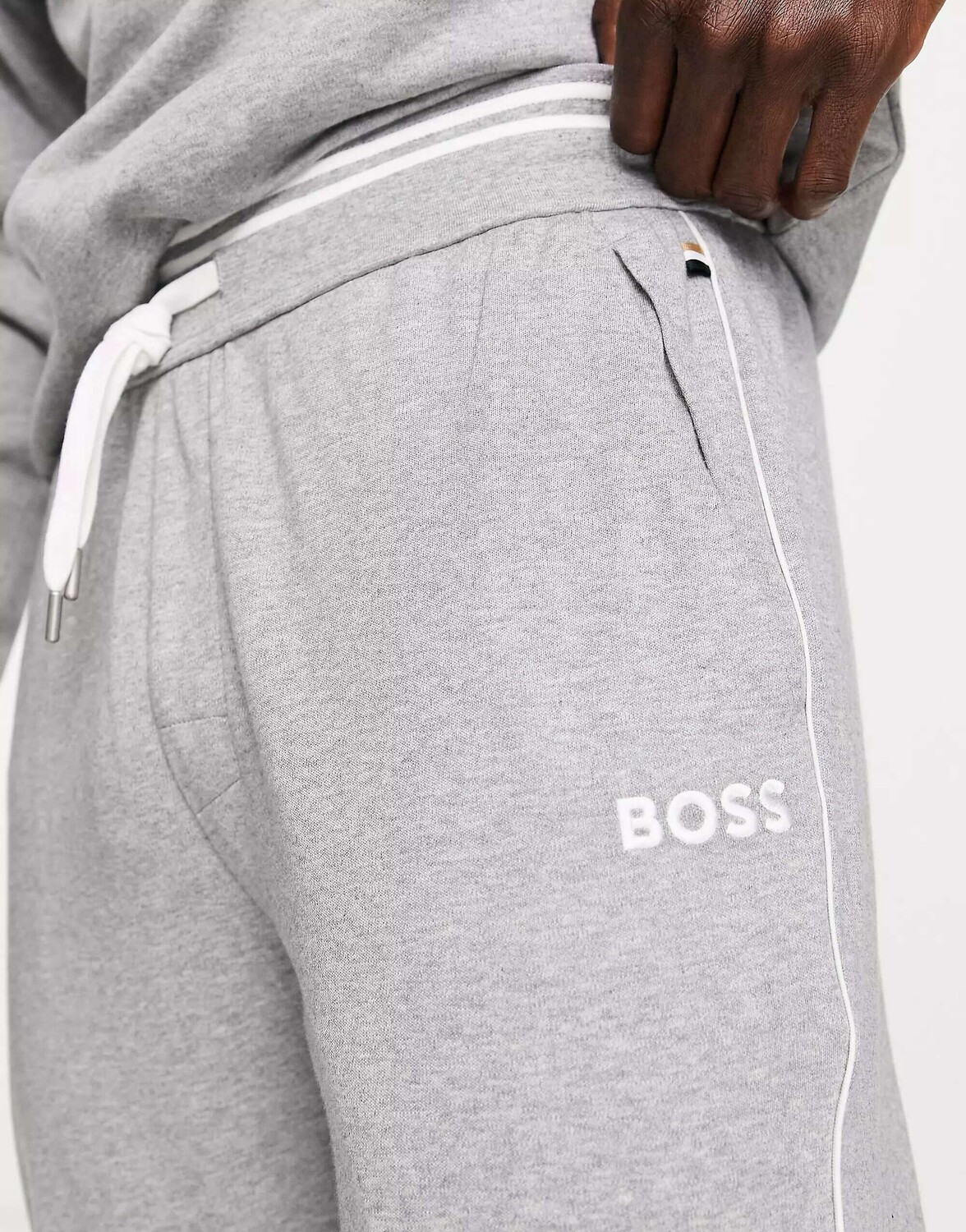 

Средне-серые джоггеры BOSS Core