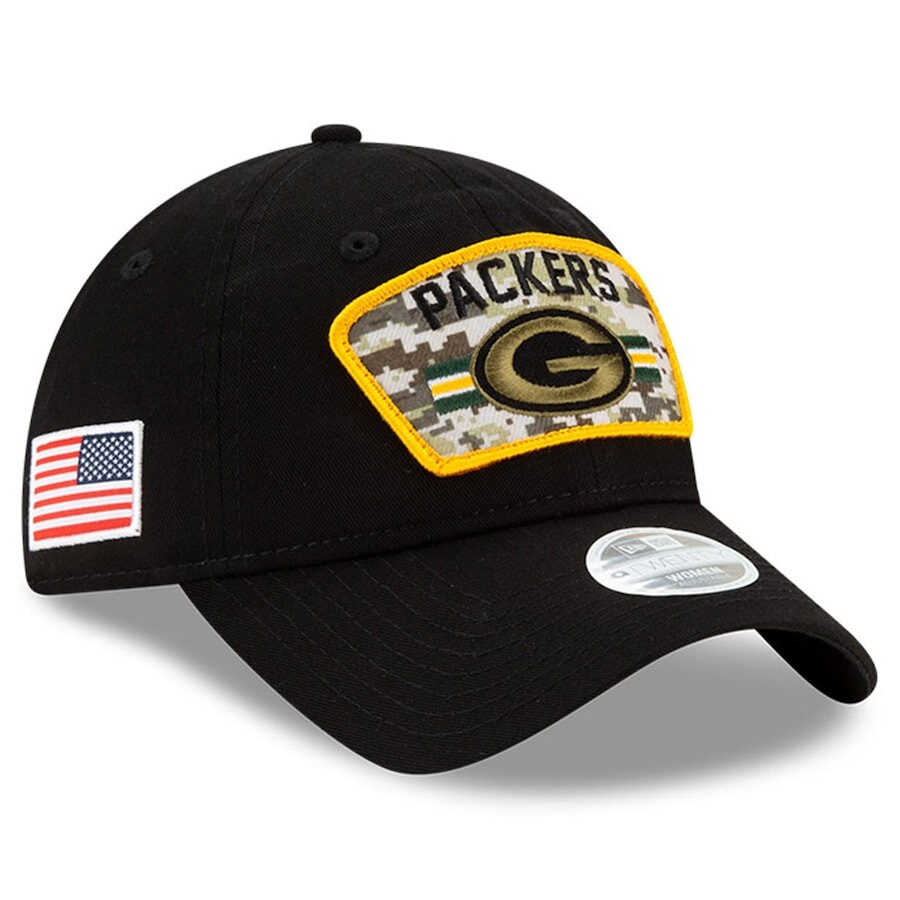 

Бейсболка New Era Green Bay Packers, черный