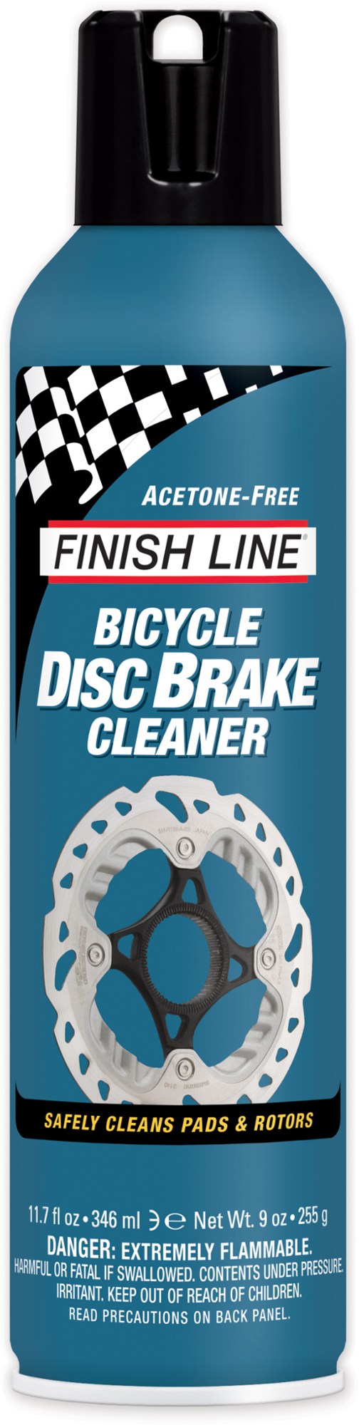 Очиститель дисковых тормозов Finish Line очиститель для цепи и тормозов велосипеда аэрозоль 400 мл trix