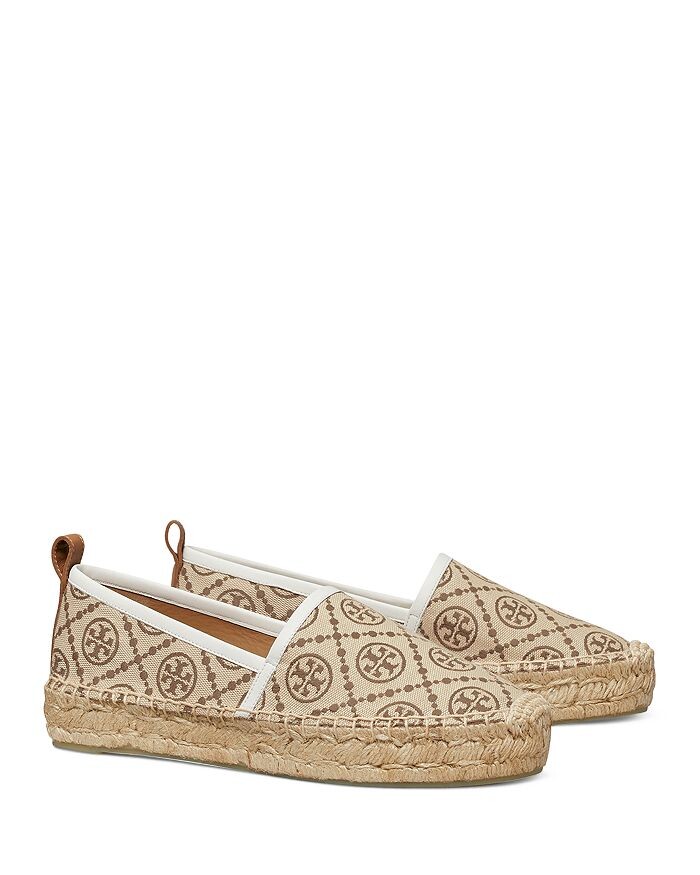 

Женские эспадрильи на платформе с монограммой T Tory Burch