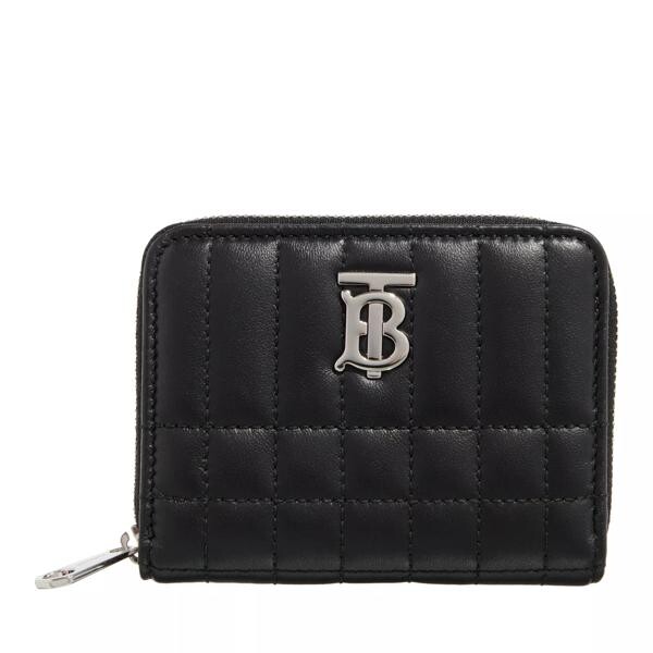 

Кошелек plain leather long wallet Burberry, черный