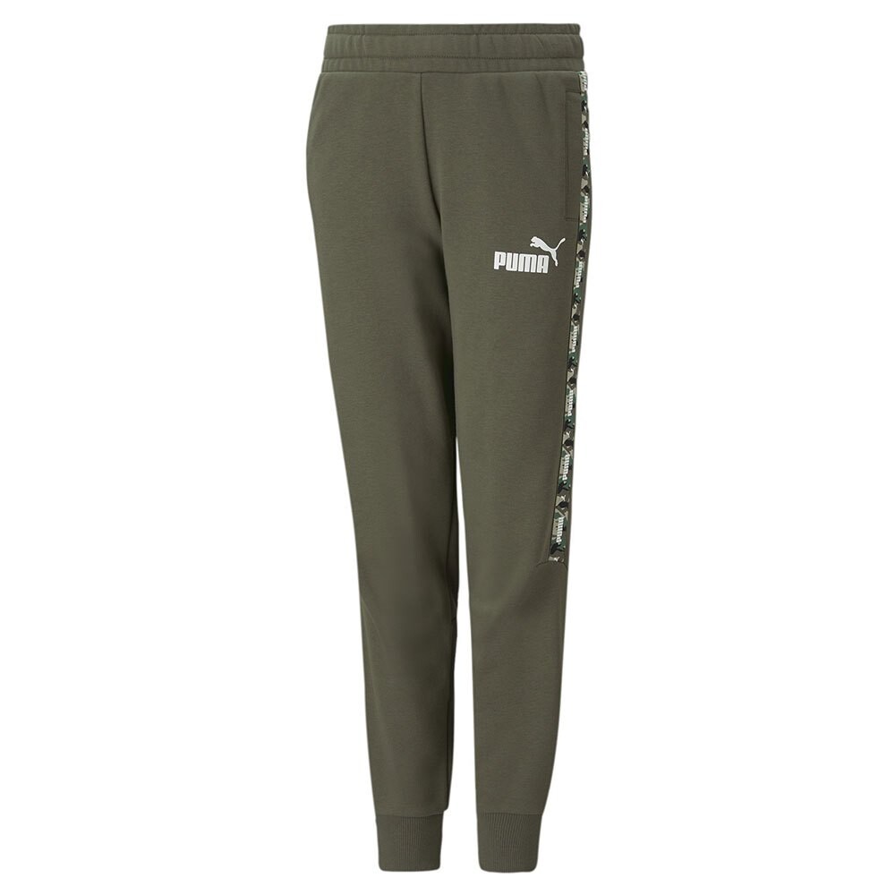 

Брюки Puma Ess Tape Camo, зеленый