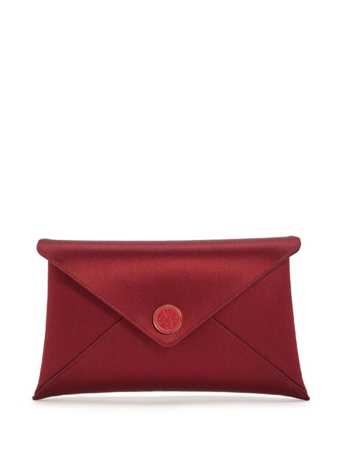 

Altuzarra атласный клатч-конверт Medallion, красный