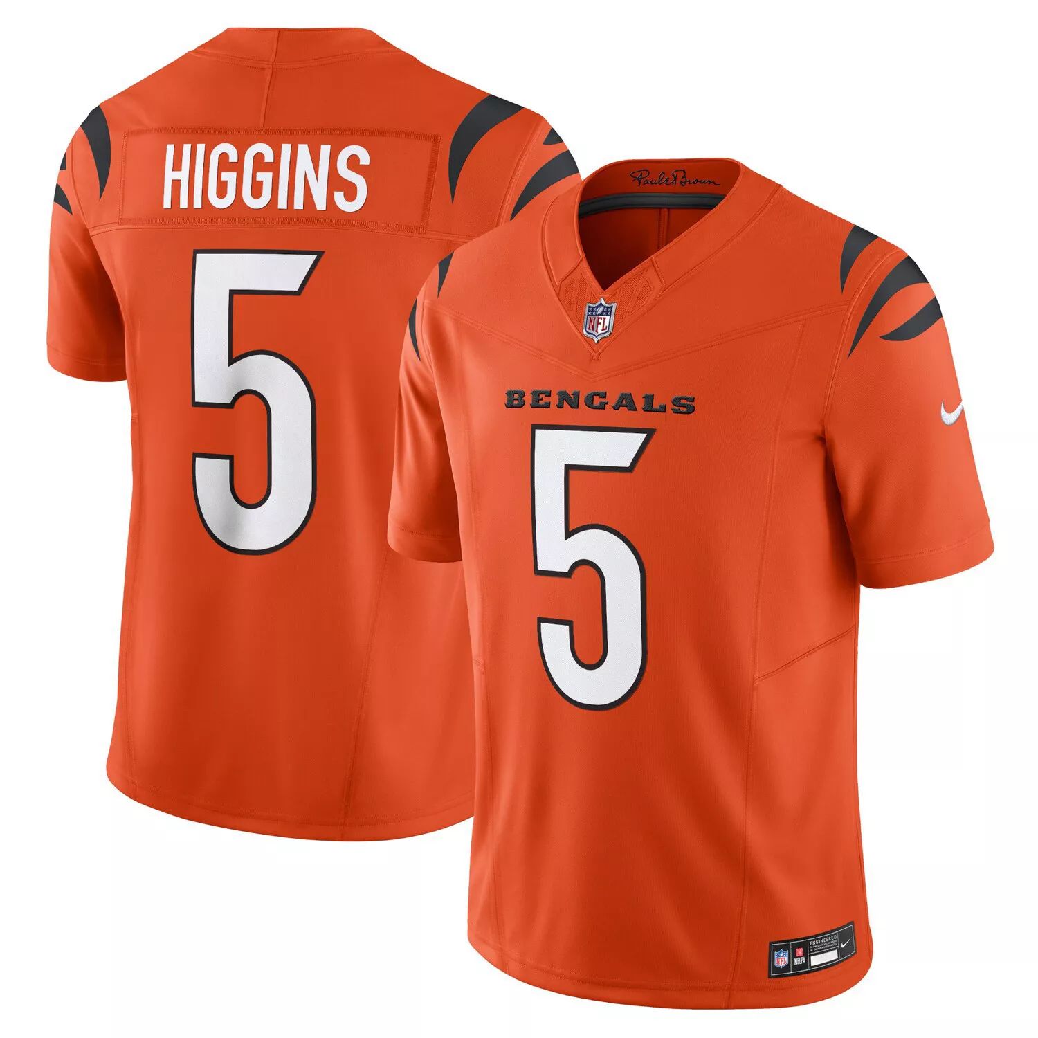 Мужская футболка Higgins Orange Cincinnati Bengals Vapor FUSE Limited Alternate 1 Jersey Nike