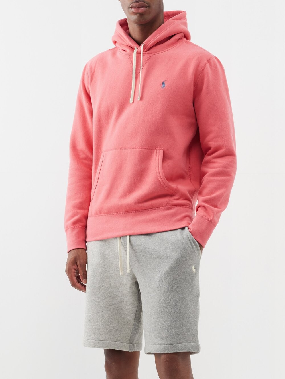 

Худи the cabin из хлопкового джерси Polo Ralph Lauren, розовый