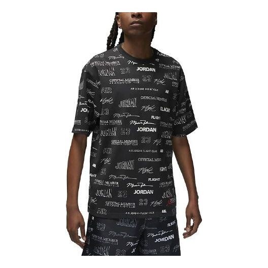 

Футболка Air Jordan Flight MVP 85 T-Shirt 'Off Noir Magic Ember', черный
