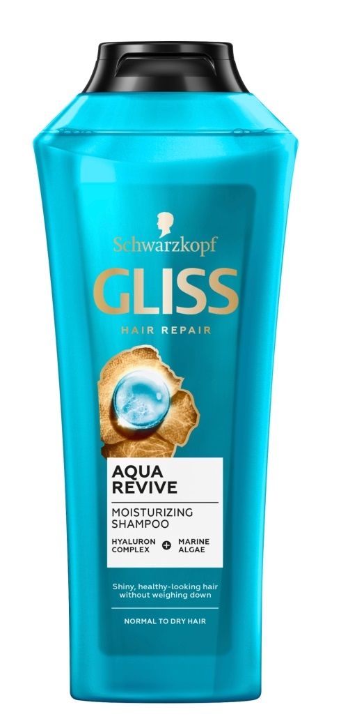 цена Gliss Aqua Revive шампунь, 400 ml