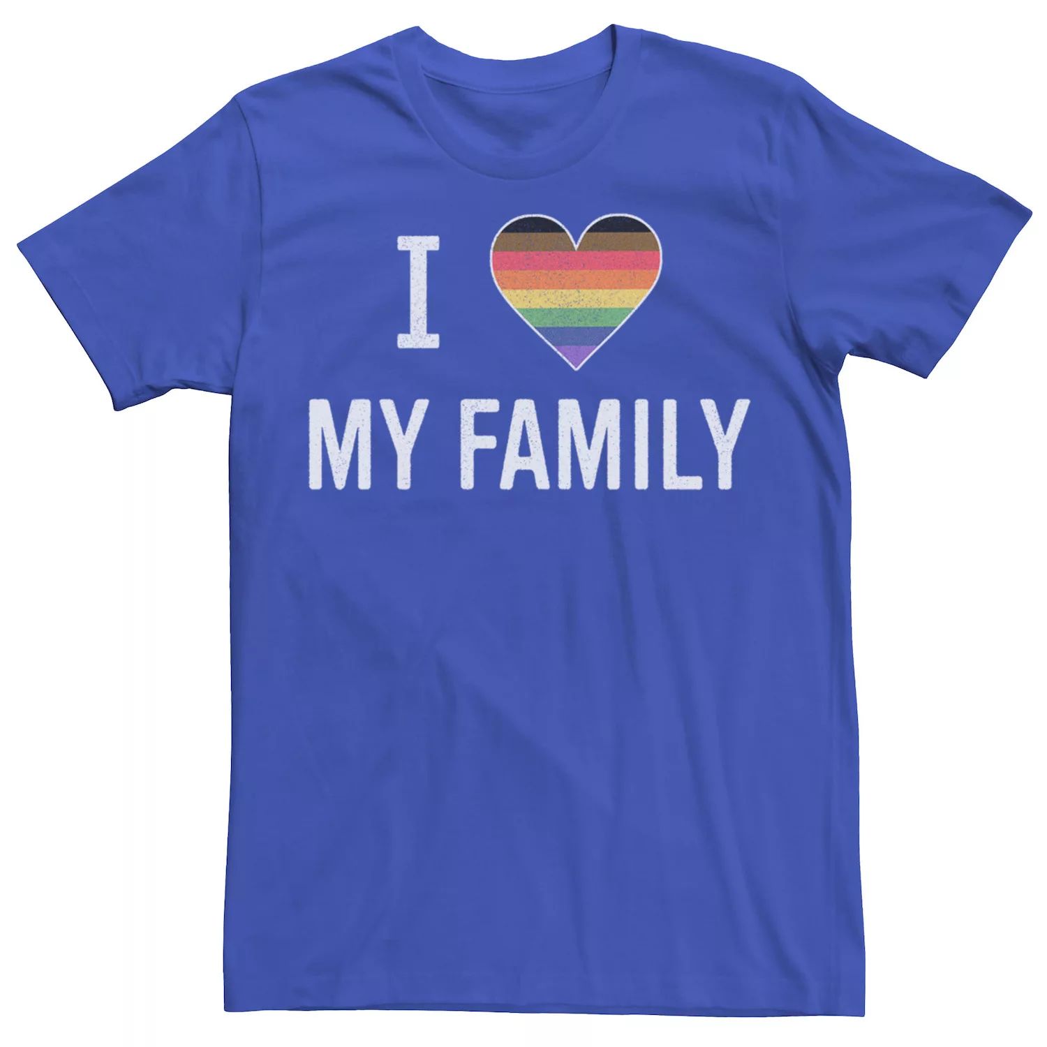 Мужская футболка My Family Love Rainbow Licensed Character