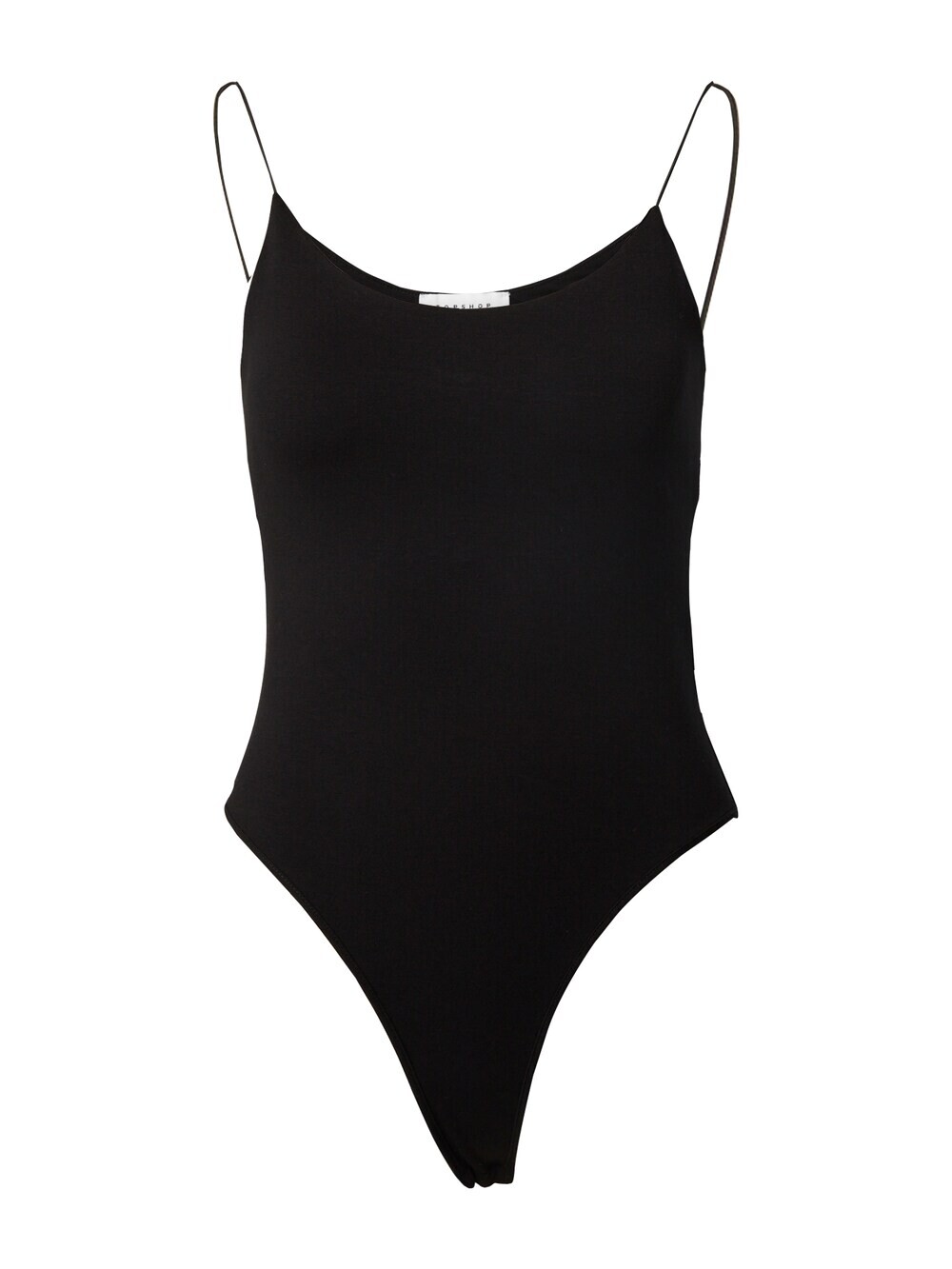 

Боди-рубашка TOPSHOP, черный