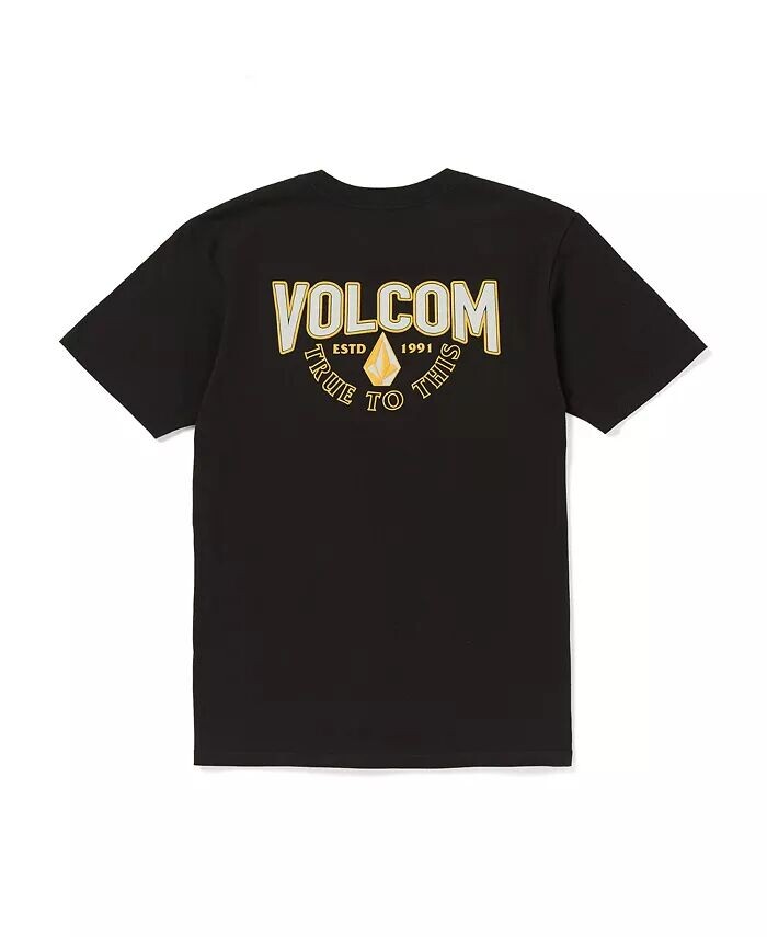 

Мужская футболка Reaves с короткими рукавами Volcom, черный