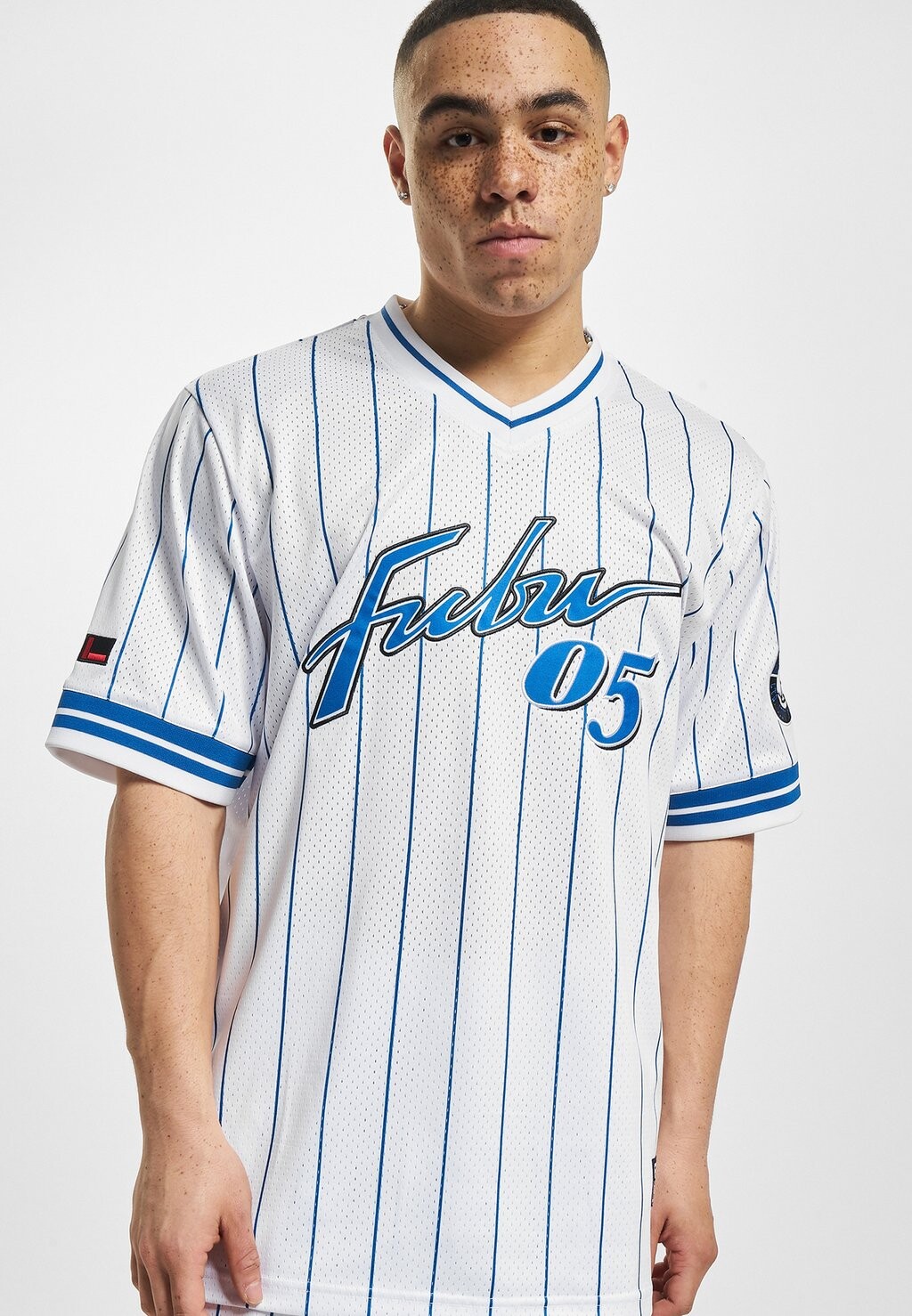 

Футболка с принтом FUBU, синий