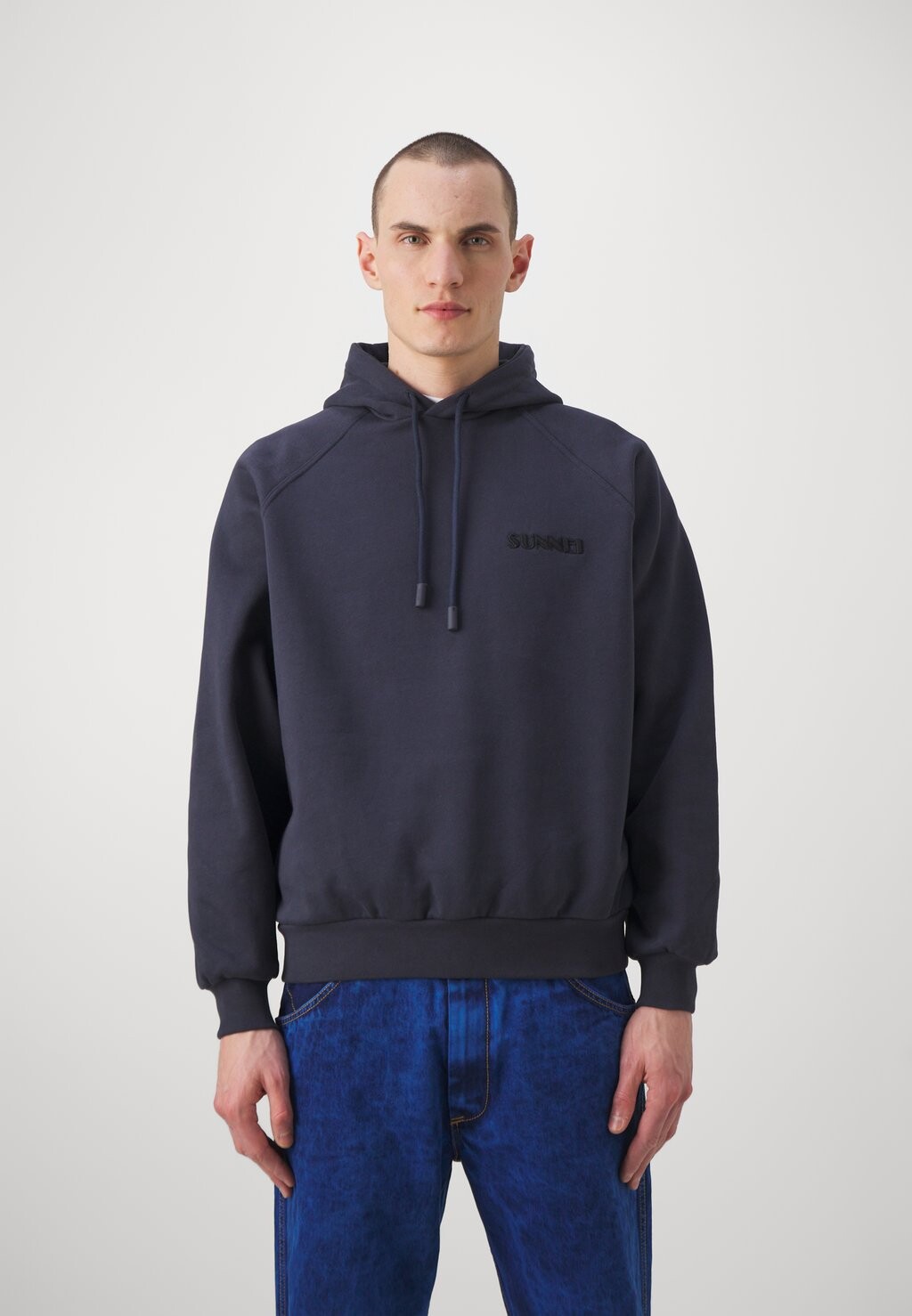

Толстовка HOODIE SMALL LOGO Sunnei, цвет blue