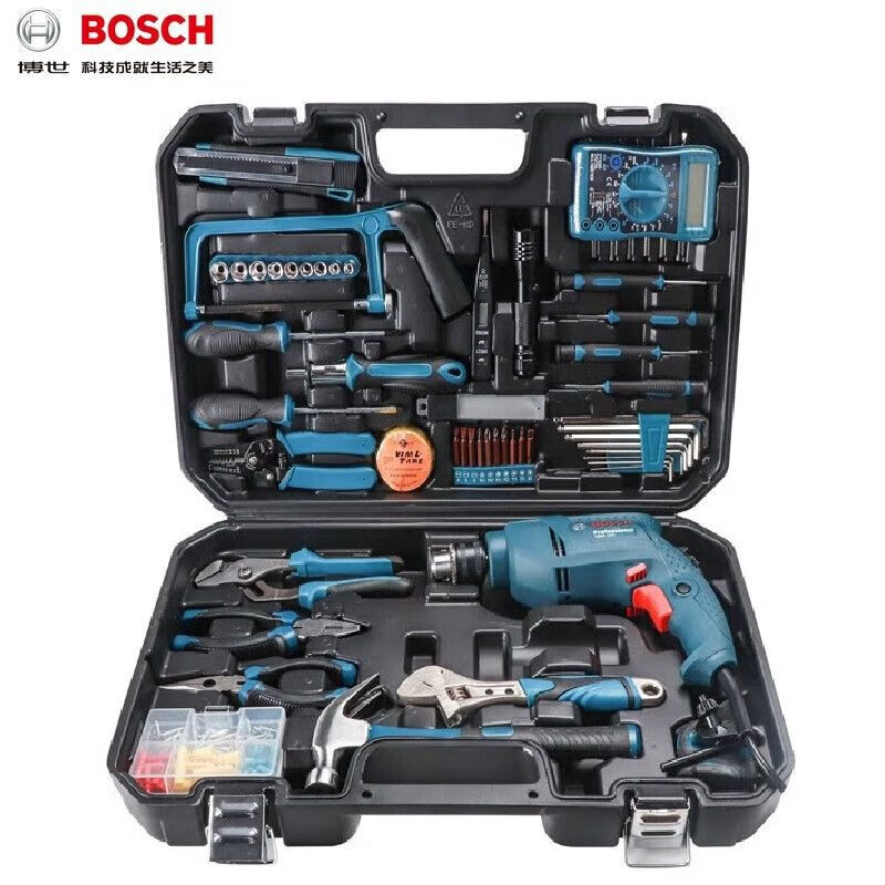 Дрель электрическая Bosch GSB550 с ящиком для инструментов