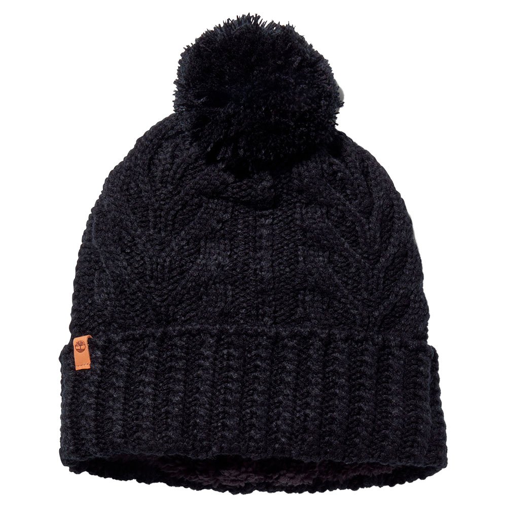 

Шапка Timberland Cable Premium Pom, черный