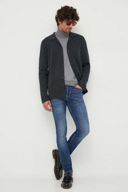 

Шерстяной кардиган Polo Ralph Lauren, серый
