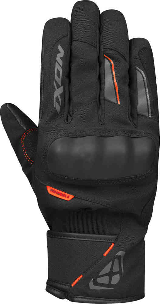 Водонепроницаемые зимние мотоциклетные перчатки Pro Russel 2 Ixon, черный/оранжевый перчатки с подогревом day wolf женские зимние лыжные мотоциклетные перчатки для мужчин зимние теплые мотоциклетные перчатки