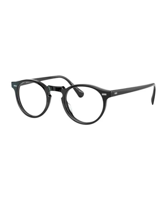 

Современные круглые солнцезащитные очки Oliver Peoples, черный
