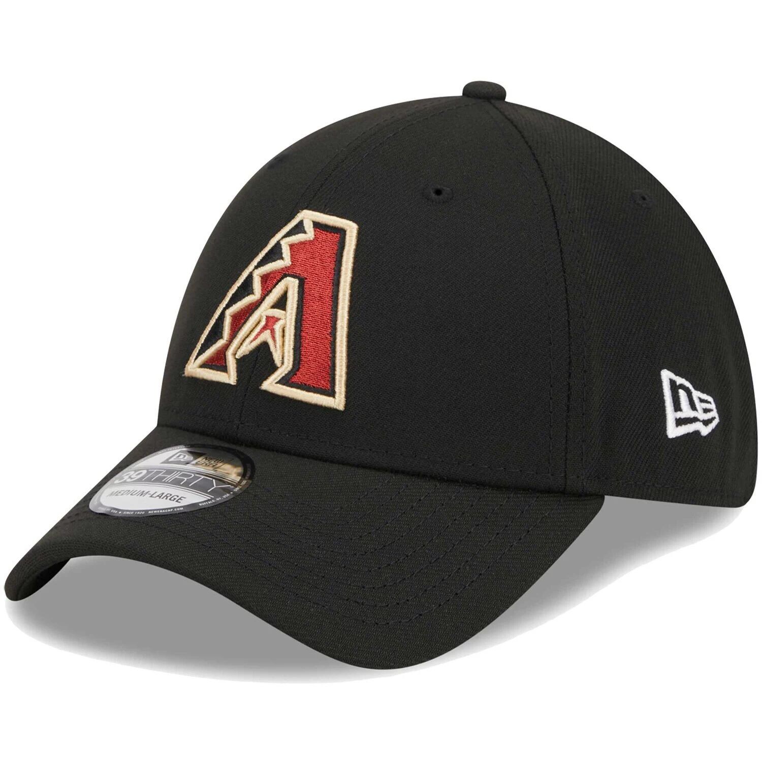 

Мужская кепка New Era Black Arizona Diamondbacks Logo 39THIRTY Flex Hat