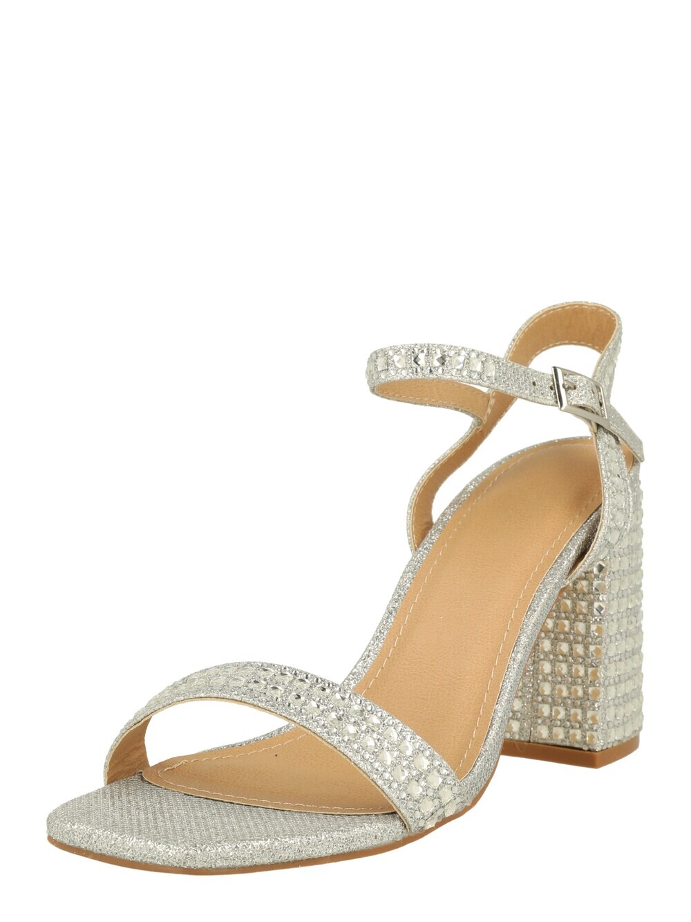 

Сандалии с ремешками Dorothy Perkins, серебро