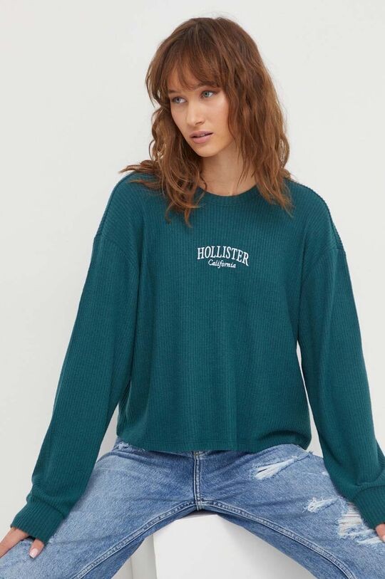 

Компания Холлистер длинный рукав Hollister Co., зеленый