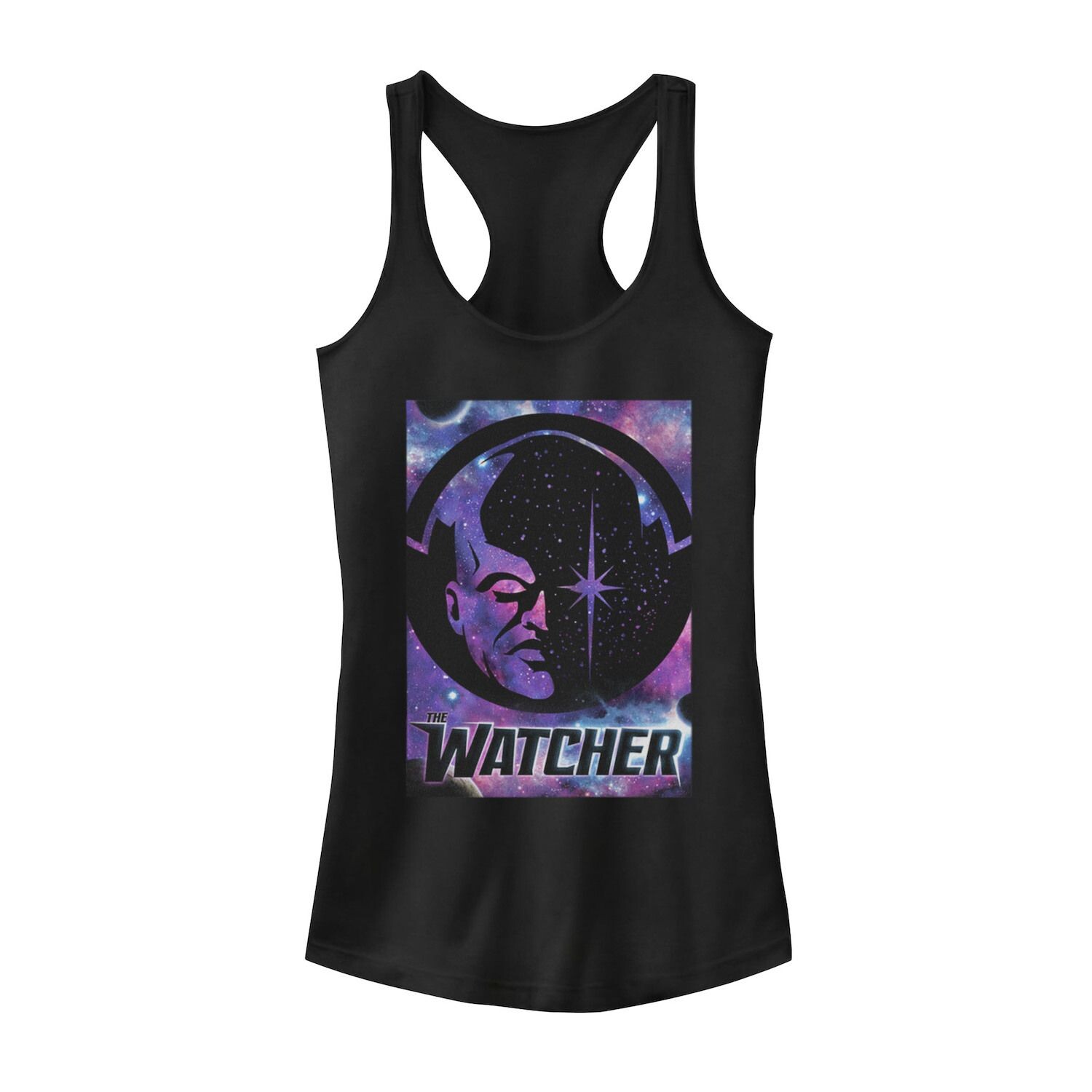 

Юниоры Marvel What If Watcher Галактический Плакат Racerback Tank Licensed Character