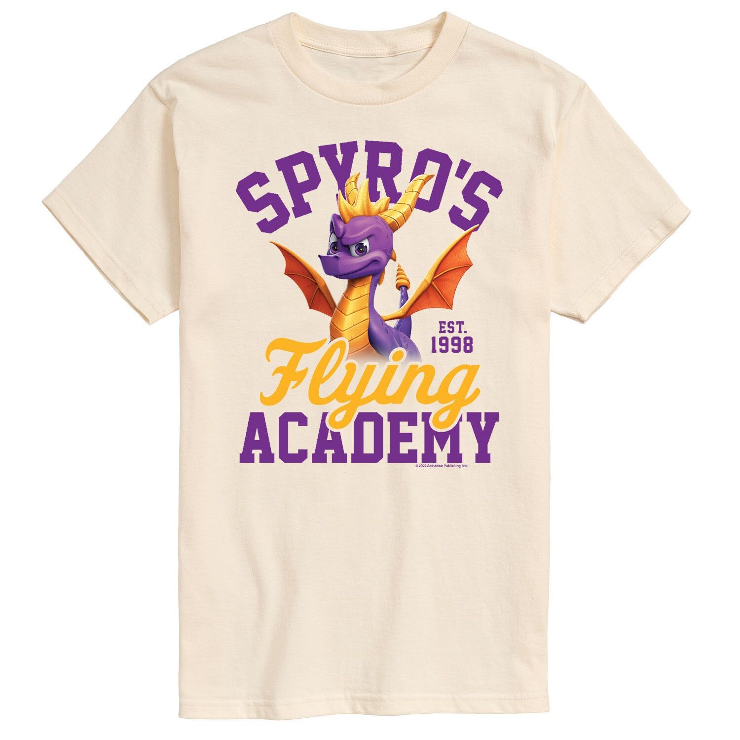 

Мужская футболка Spyro's Flying Academy Licensed Character