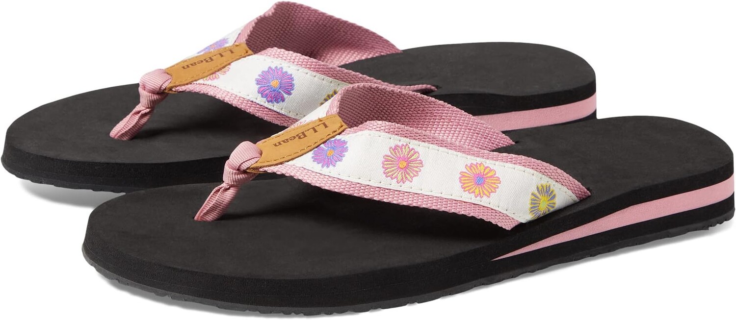 

Шлепанцы Classic Maine Isle Flip-Flop 3 Motif L.L.Bean, цвет Field Rose/Zinnia