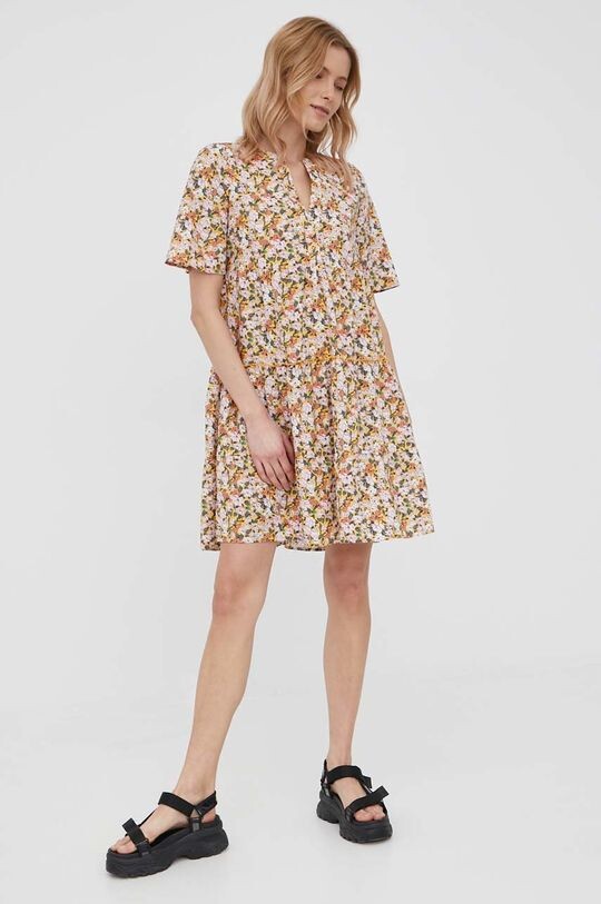 

Хлопковое платье Vero Moda, желтый