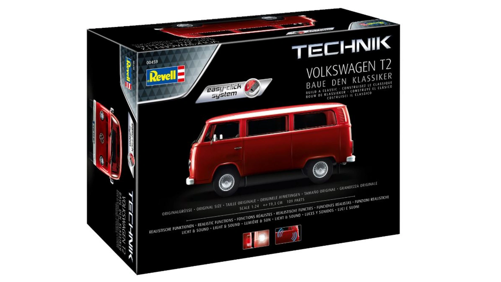 

Revell Volkswagen T2 технология Easy-Click