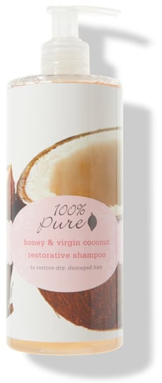 Шампунь для сухих и поврежденных волос – 100% Pure Honey & Virgin Coconut Shampoo Big