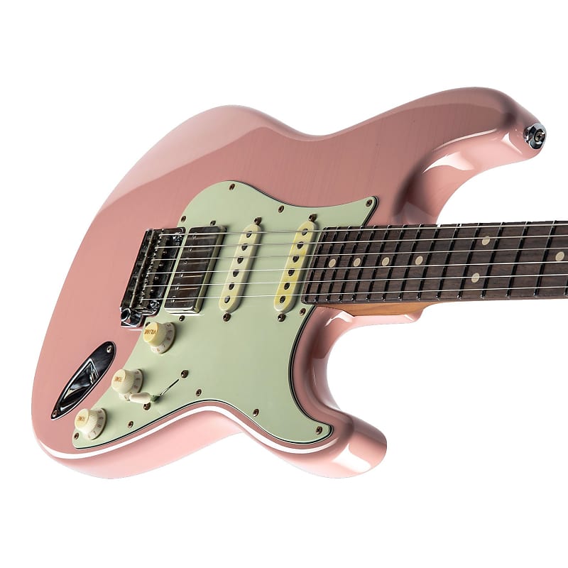 Электрогитара Suhr Mateus Asato Signature Classic Antique Series HSS Electric Guitar Shell Pink