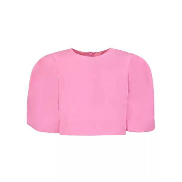 

Футболка cropped blouse Msgm, розовый