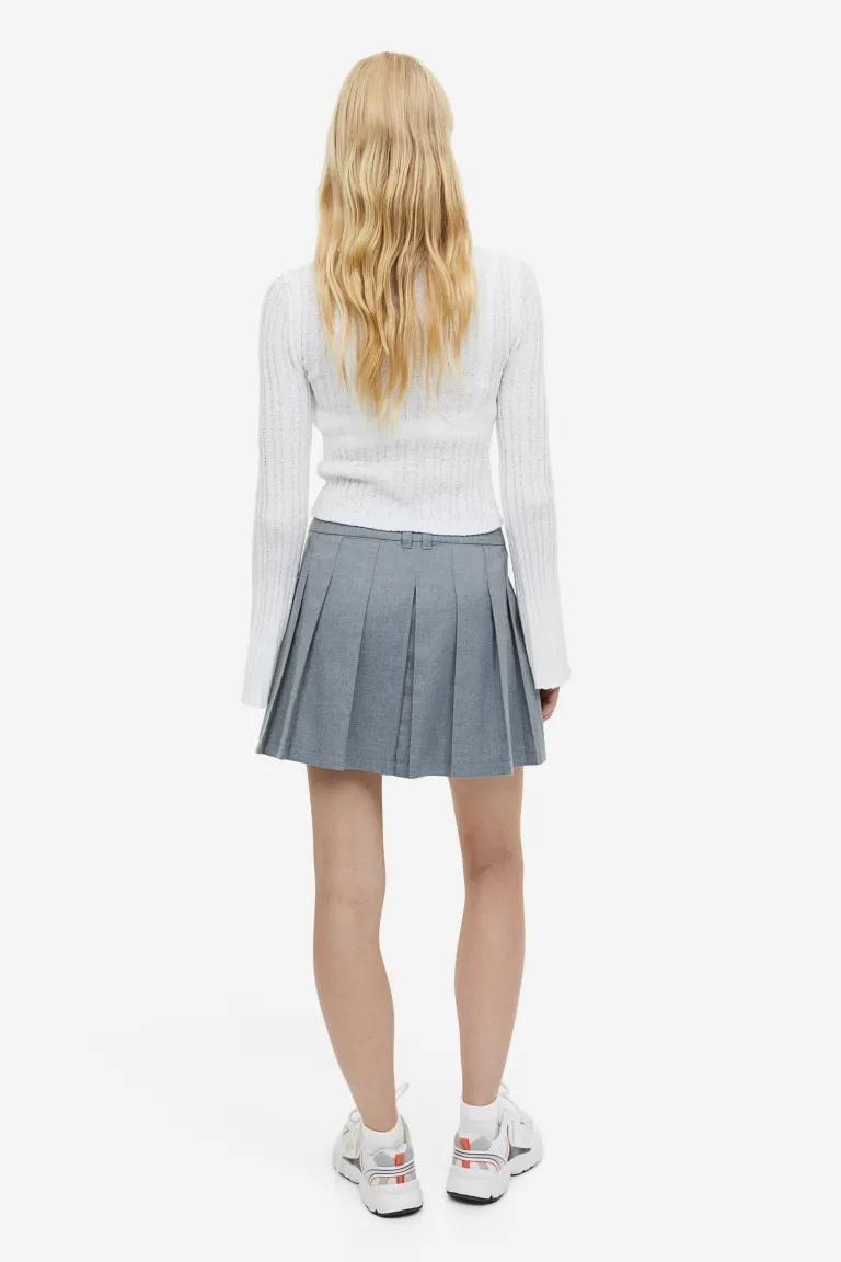 

Свитер эластичной вязки H&M, белый