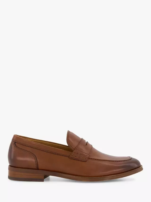 

Лоферы Dune Wide Fit Sulli Leather Penny, цвет tan