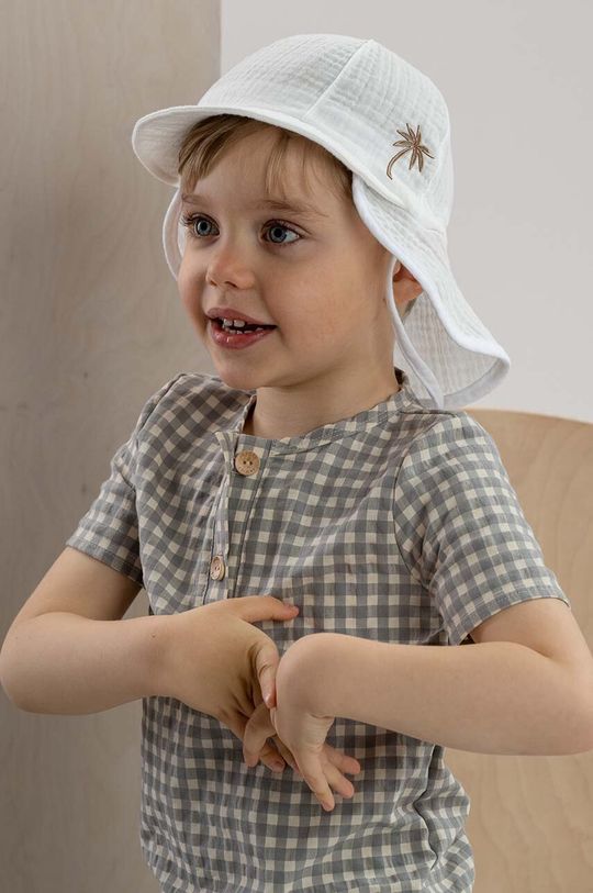 Jamiks Детская шапка из хлопка WERNER, белый