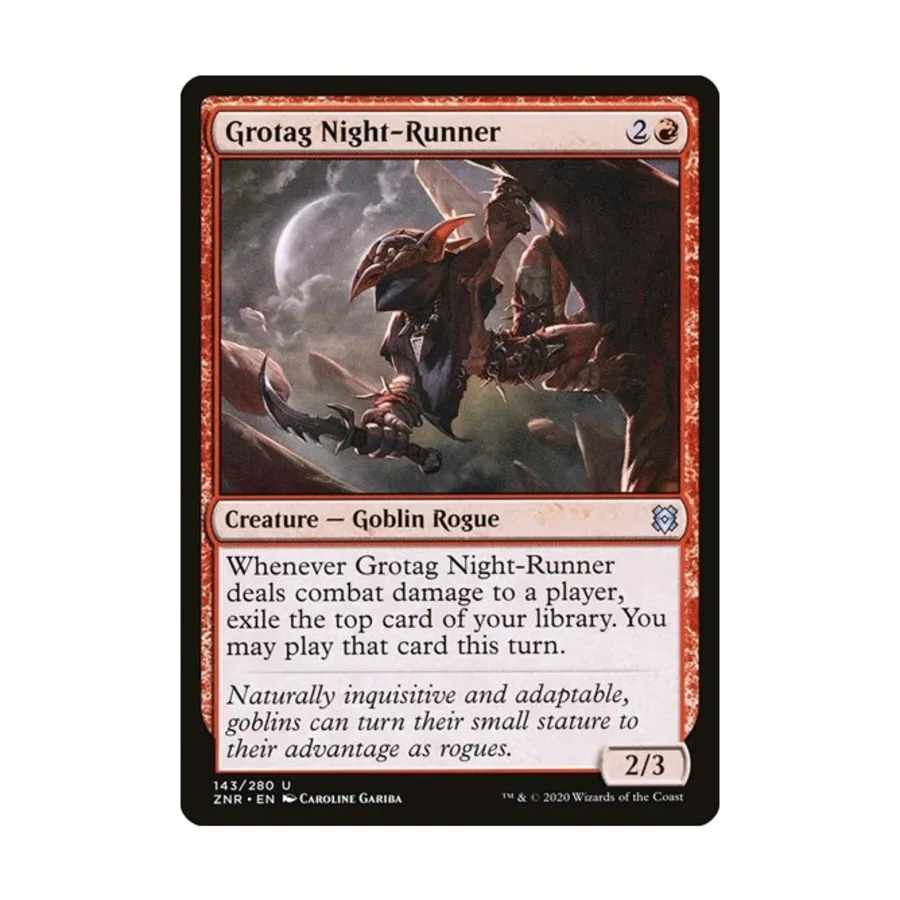 

CCG Гротаг Ночной Бегущий (U), MTG - Zendikar Rising
