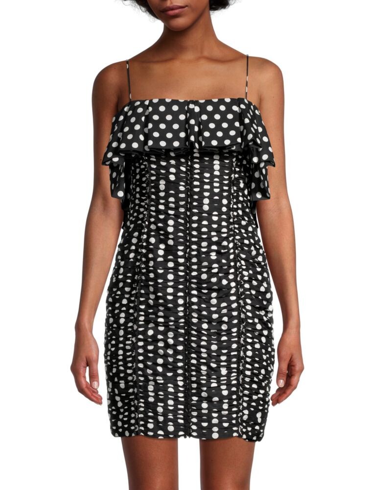 

Мини-платье Joanna в горошек Ungaro, черный